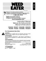 Weed Eater W25CB User manual