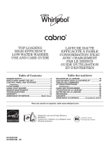 Whirlpool Cabrio Top-Loading High Efficiency Low-Water Washer User manual