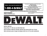 DeWalt DW744X User manual