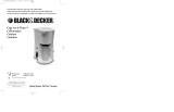 Black & Decker Cup-At-A-Time DCM7 Series User manual