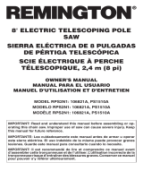 Remington PS1510A Owner's manual