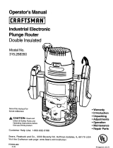 Craftsman 315.268350 User manual