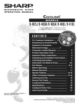 Sharp R-403K Owner's manual