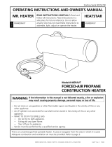 Enerco Mr. Heater MH400FAVT Operating instructions