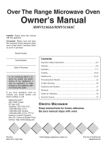 Maytag MMV5156AA Owner's manual