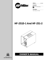 Miller Electric HF-251-2 User manual