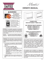 Empire Comfort Systems Mantis FI28BMP-3 Owner's manual