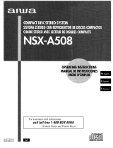 Aiwa NSX-A508 Owner's manual