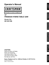 Craftsman 351.221160 User manual