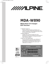 Alpine MDA-W890 User manual