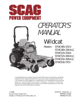 Scag Power Equipment STWC48V-25CV User manual