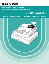 Sharp XE-A42S User manual