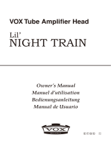 Vox Lil NIGHT TRAIN Owner's manual