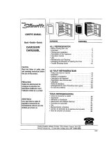 Danby Silhouette DAR259W Owner's manual