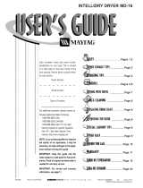 Maytag MDE8757AYQ User manual