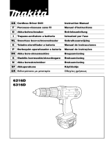 Makita 6216D Owner's manual