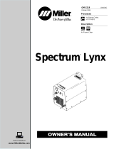 Miller Spectrum Lynx User manual