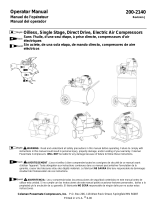 Powermate Air Compressors Operating instructions