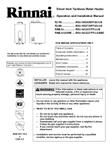 Rinnai R98LSi-ASME User manual