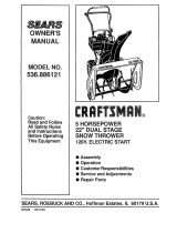 Craftsman Craftsman 536.886121 Owner's manual