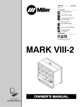 Miller Electric MARK VIII-2 Owner's manual