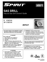 Weber Spirit SP-310 Owner's manual