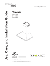 Zephyr Venezia ZVE-E36BS Installation guide