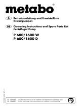 Metabo 1600 D User manual