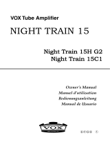 VOX Amplification Night Train 15C1 User manual