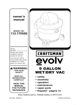 Craftsman evolv 113.175550 Owner's manual