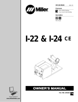 Miller Electric I-22A & I-24A Owner's manual