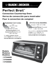 Black and Decker Appliances Perfect Broil CTO4400B-06G User manual