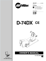 Miller Electric D-74DX CE Owner's manual