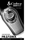 Cobra PR375WX User manual