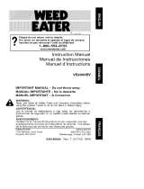 Weed Eater VS2000BV Owner's manual