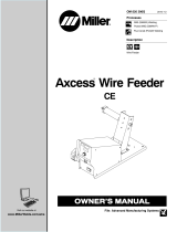 Miller Electric AXCESS WIRE FEEDER CE Owner's manual