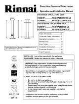 Rinnai RC98HPI Installation guide