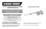 Black & Decker LSW36 TYPE 2 Owner's manual