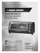 Black & Decker Toast-R-Oven TRO491B User manual
