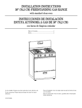 Estate TGP310TQ0 Installation guide