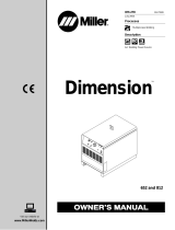 Miller Electric Dimension 812 Owner's manual