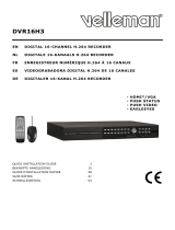 AVTech - Velleman DVR16H3 Owner's manual