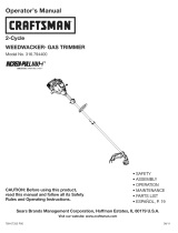 Craftsman WEEDWACKER Incredi-Pull 316.794400 User manual