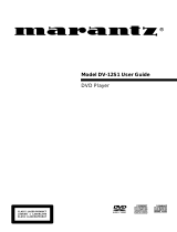 Marantz dv 12 s 1 User manual