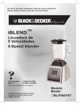 Black & Decker iBLEND BLP5601KT User manual