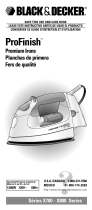 Black and Decker Appliances X700 User manual