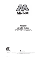 Mi-T-M Kerosene Portable Heaters User manual