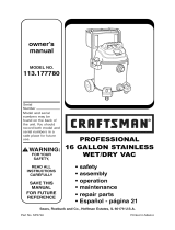 Craftsman 113.177780 Owner's manual