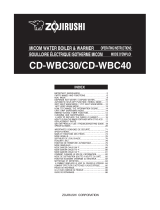 Zojirushi CD-WBC30/40 Owner's manual