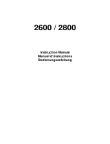 ELNA 2800 - User manual